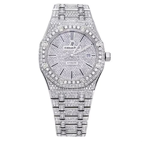 audemars piguet replica iced out|iced out ap watch price.